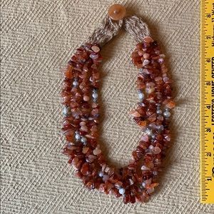 4 stranded bead necklace